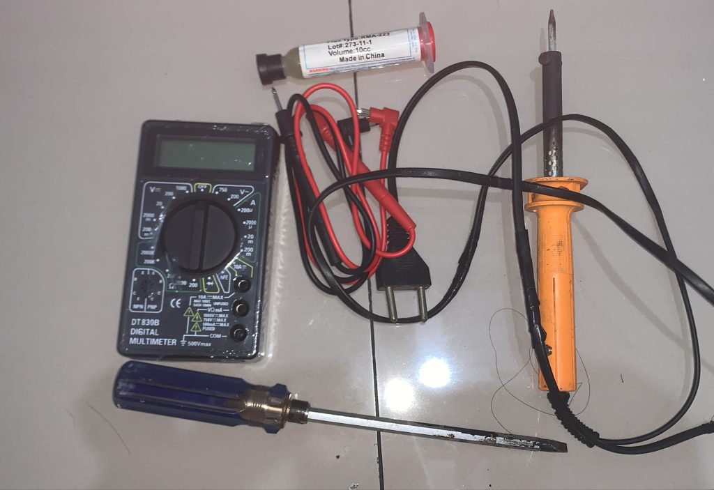 Minimal tools for troubleshooting error e24, e23